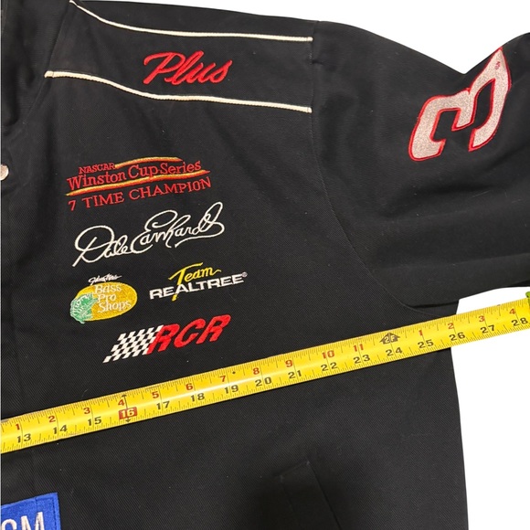 Vintage 1988 JEFF HAMILTON NASCAR Jacket Mens Size XL Black Dale Earnhardt #3 - Picture 11 of 12